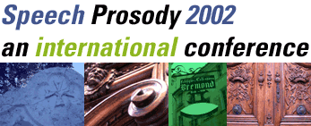 Speech Prosody 2002 - an international conference